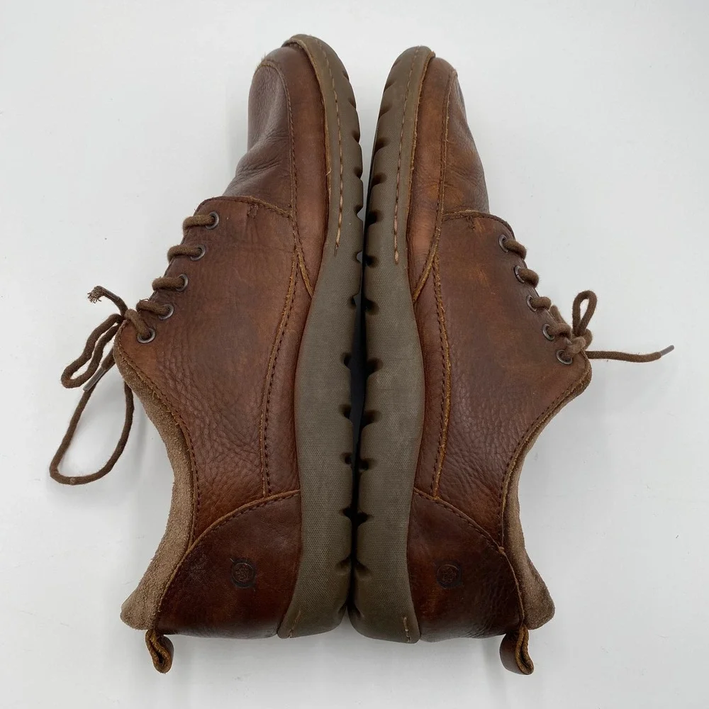 Born 11.5 M Leather Brown Lace Up Casual Comfortable‎ Oxford Shoes Men's